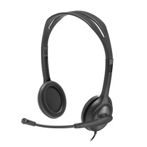 Logitech H111 Black On the Ear Stereo Headset 2