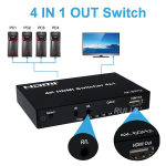 4k HDMI Switcher 4x1 2