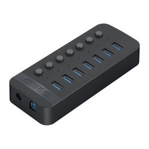 orico individual switch hub black