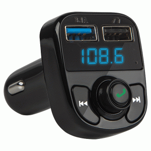 Bluetooth Car FM Transmitter 3.1A USBx2