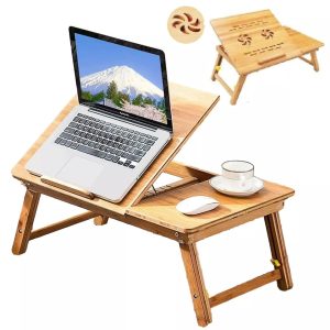 Marrone Bamboo Bed Tray Laptop Desk 2
