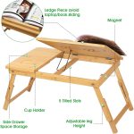 Marrone Bamboo Bed Tray Laptop Desk 3