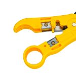 Electronic Spices HT-352 Universal Wire Stripper - Cutter for Flat or Round UTP CAT5 CAT6 Coax Cable Stripping Tool 7